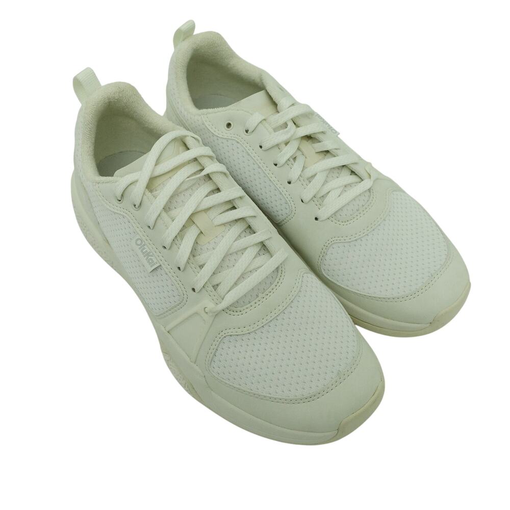 Olukai Anau White Cream Comfort Pickleball Court Sneakers Women's 10 / Men's 8.5